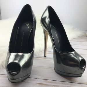 Giuseppe Zanotti Stiletto Peep Toe Heels